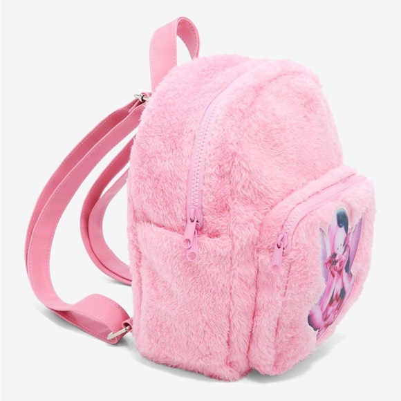 Melanie Martinez Portals Pink Fuzzy Mini Backpack - Picture 4 of 6